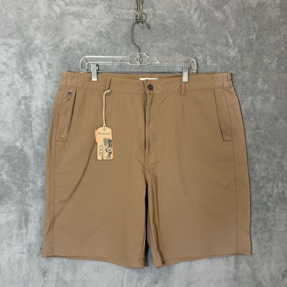 NWT Duck Camp Drifter Shorts Tan Beige Men 2X 2XL Stretch UPF Fishing